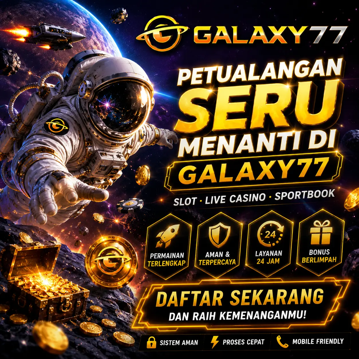 Galaxy77: Daftar & Login Platform Gerbang Baru Menuju Impian